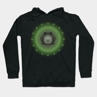 Peaceful Frog, Spirit Animal. Totem, Meditative. Hoodie